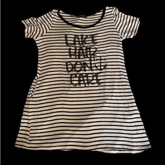 ZUTTER USA Lake Hair Don’t Care Black & White Top or Dress Swim Suite Cover Up - Picture 5 of 9